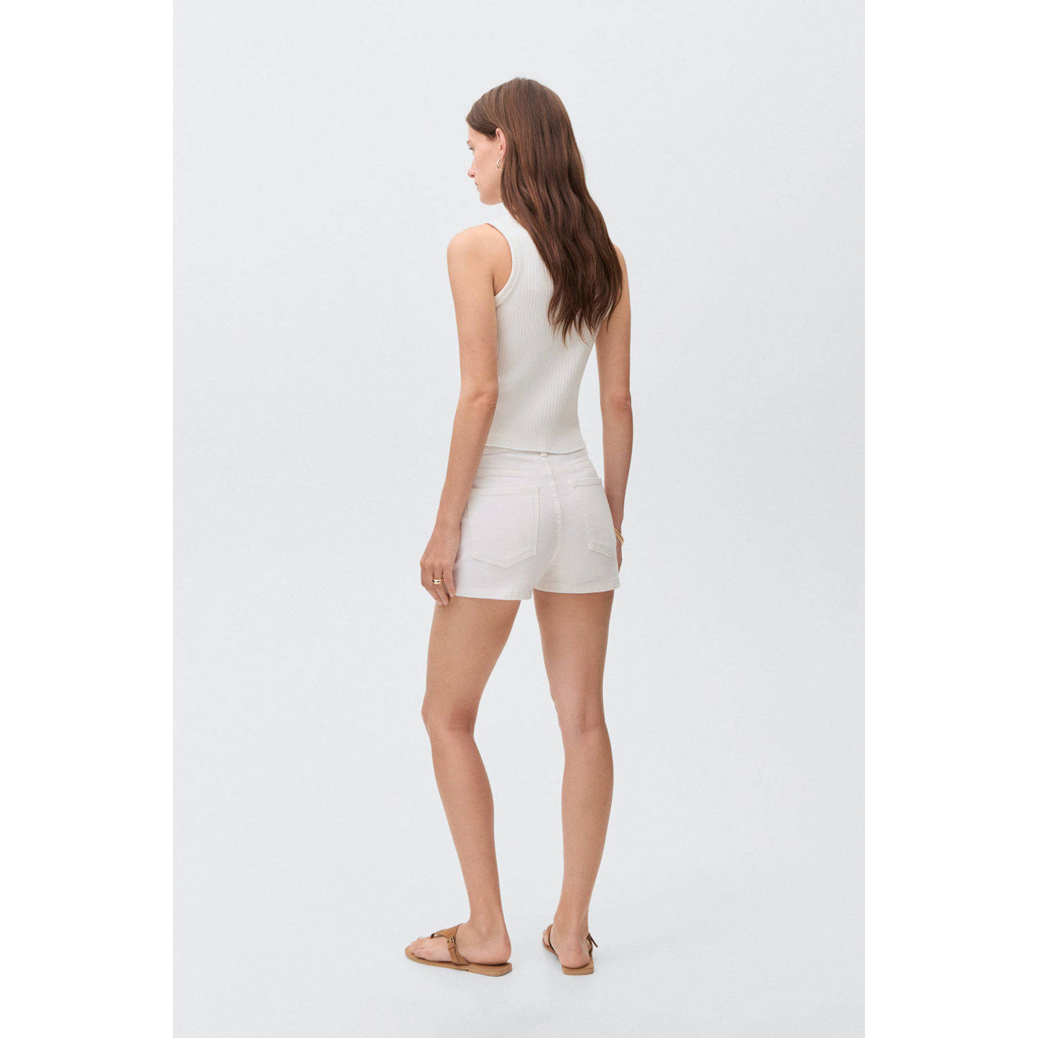 MANGO TEEN denim short wit