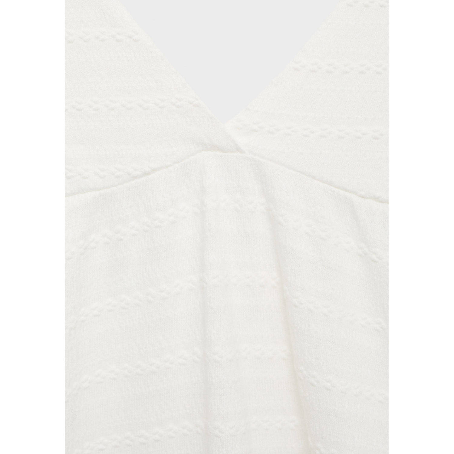 MANGO TEEN maxi jurk ivoor