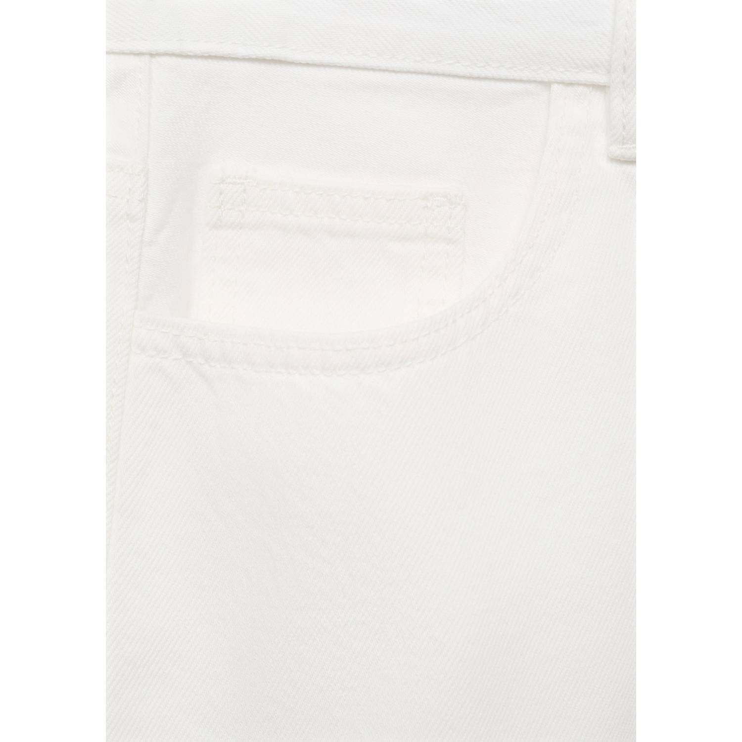 MANGO TEEN denim spijkerrok wit