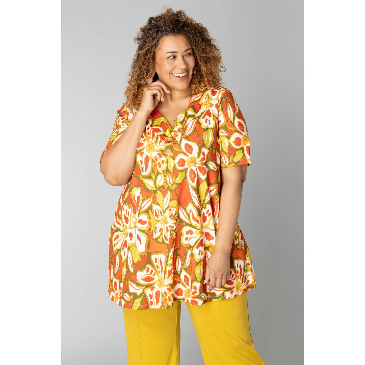 Colletta top oranje