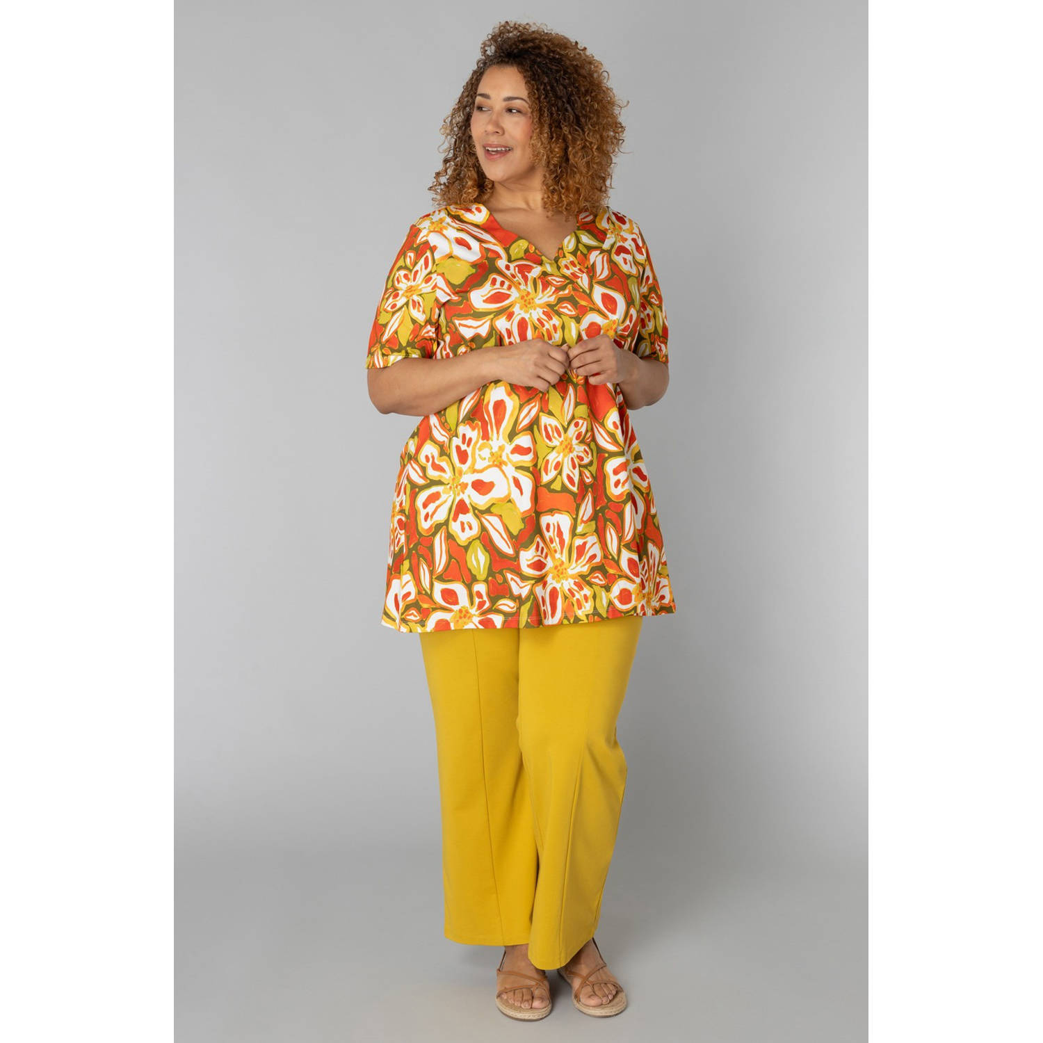 Colletta top oranje