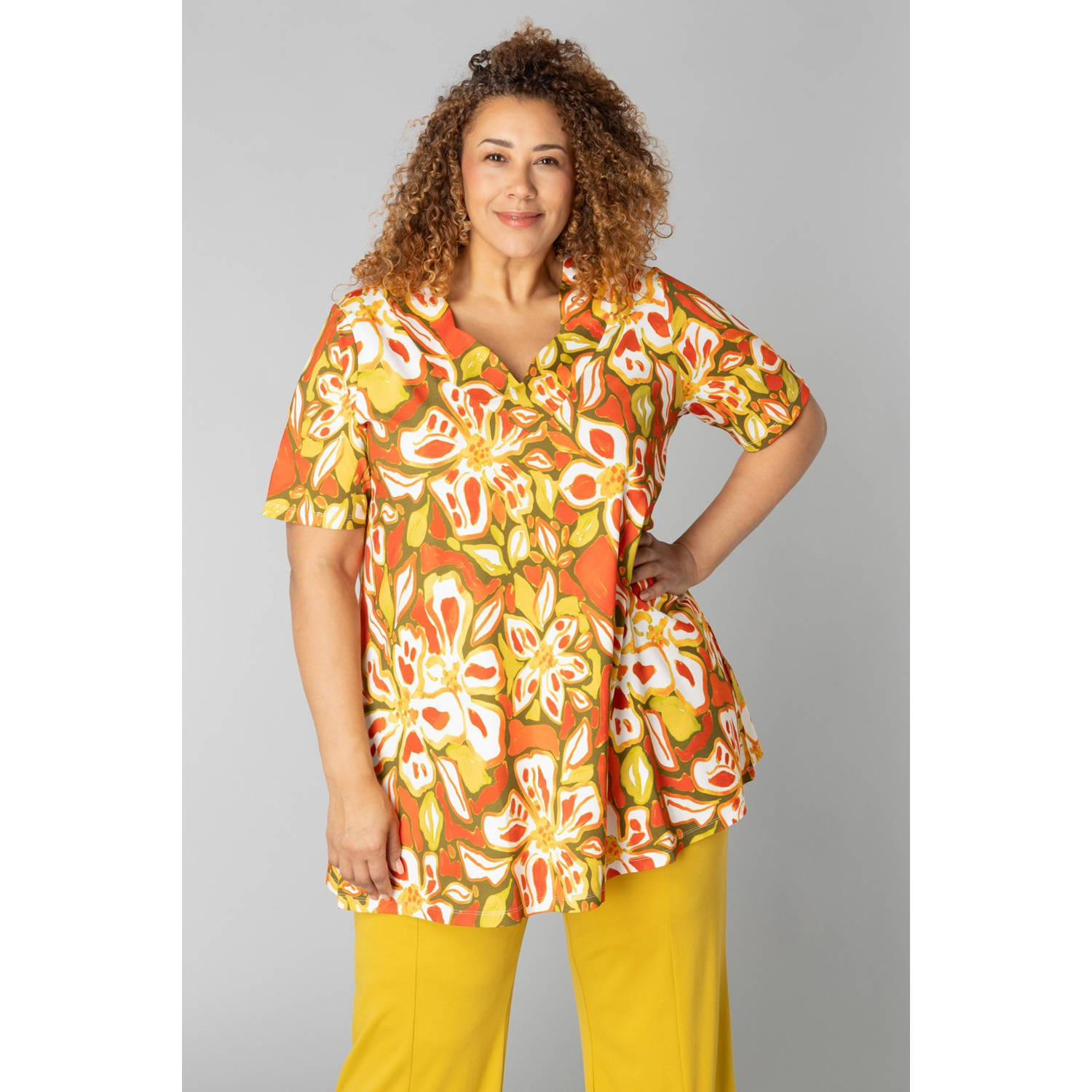 Colletta top oranje