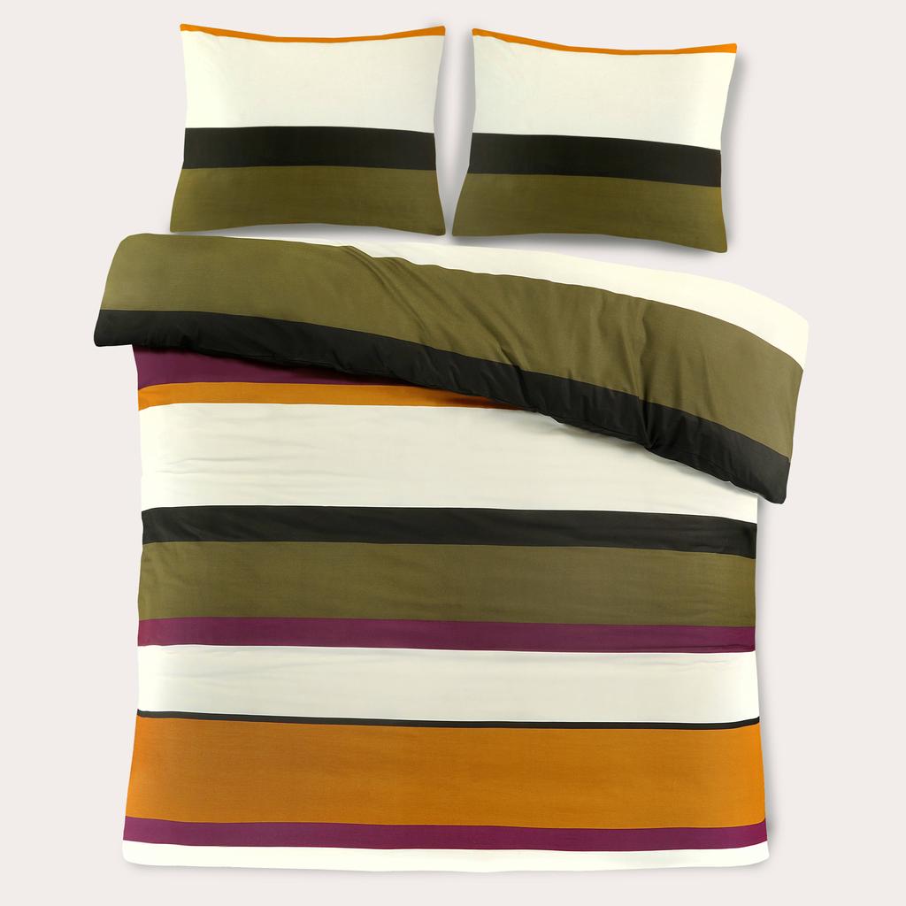 NOUS Living katoenen dekbedovertrek lits-jumeaux (240x220 cm)