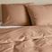 NOUS Living basis kussensloop - mocha mousse (60x70 cm) (set van 2)