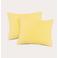 NOUS Living basis kussensloop geel - (60x70 cm) (set van 2)