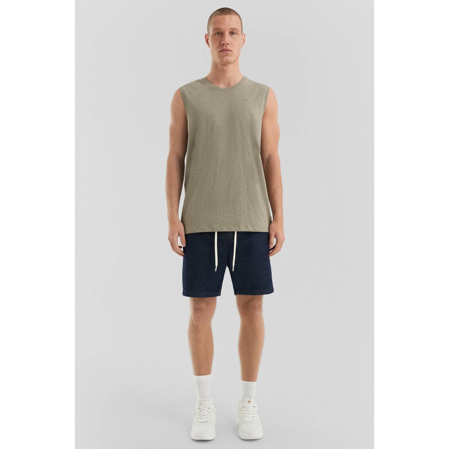 Q S by s.Oliver T-shirt olijfgroen