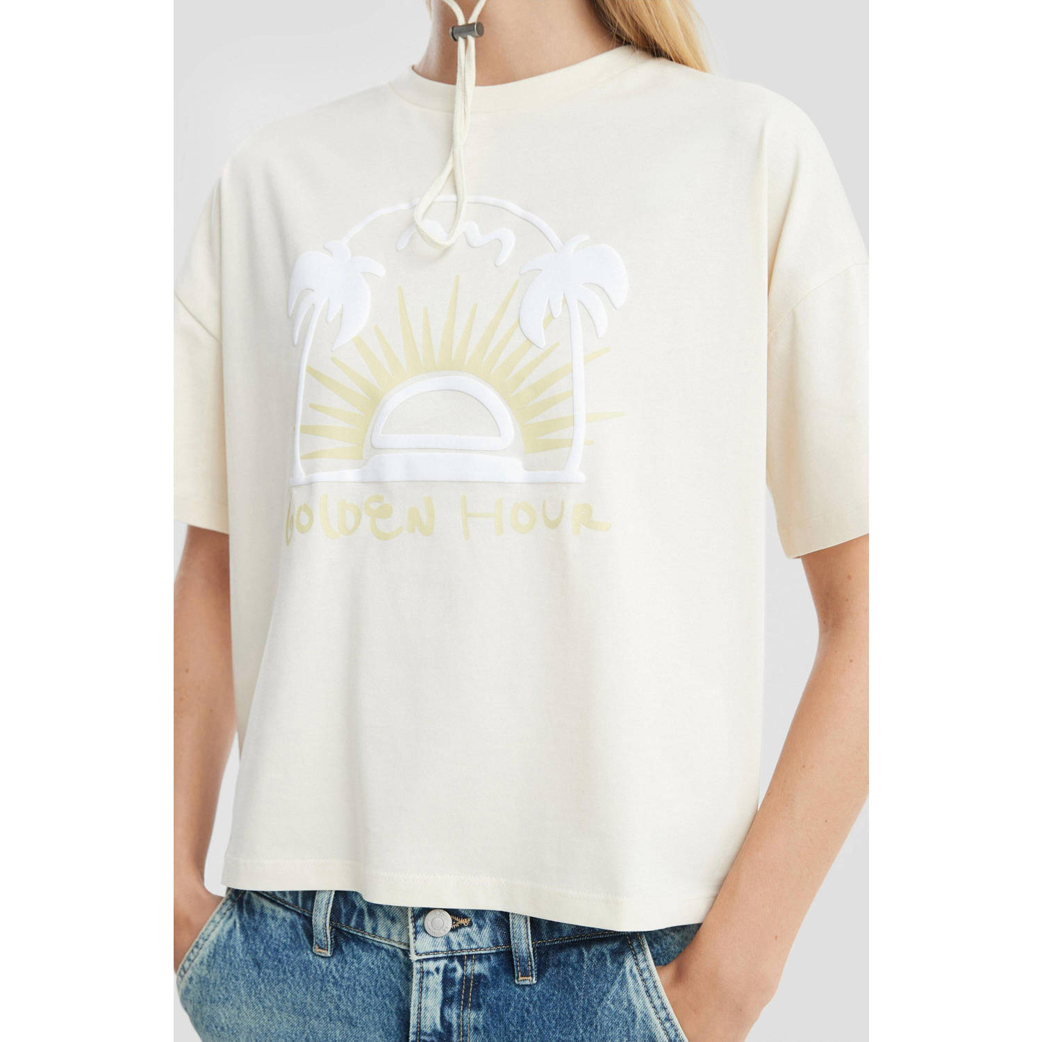 Q S by s.Oliver T-shirt ecru