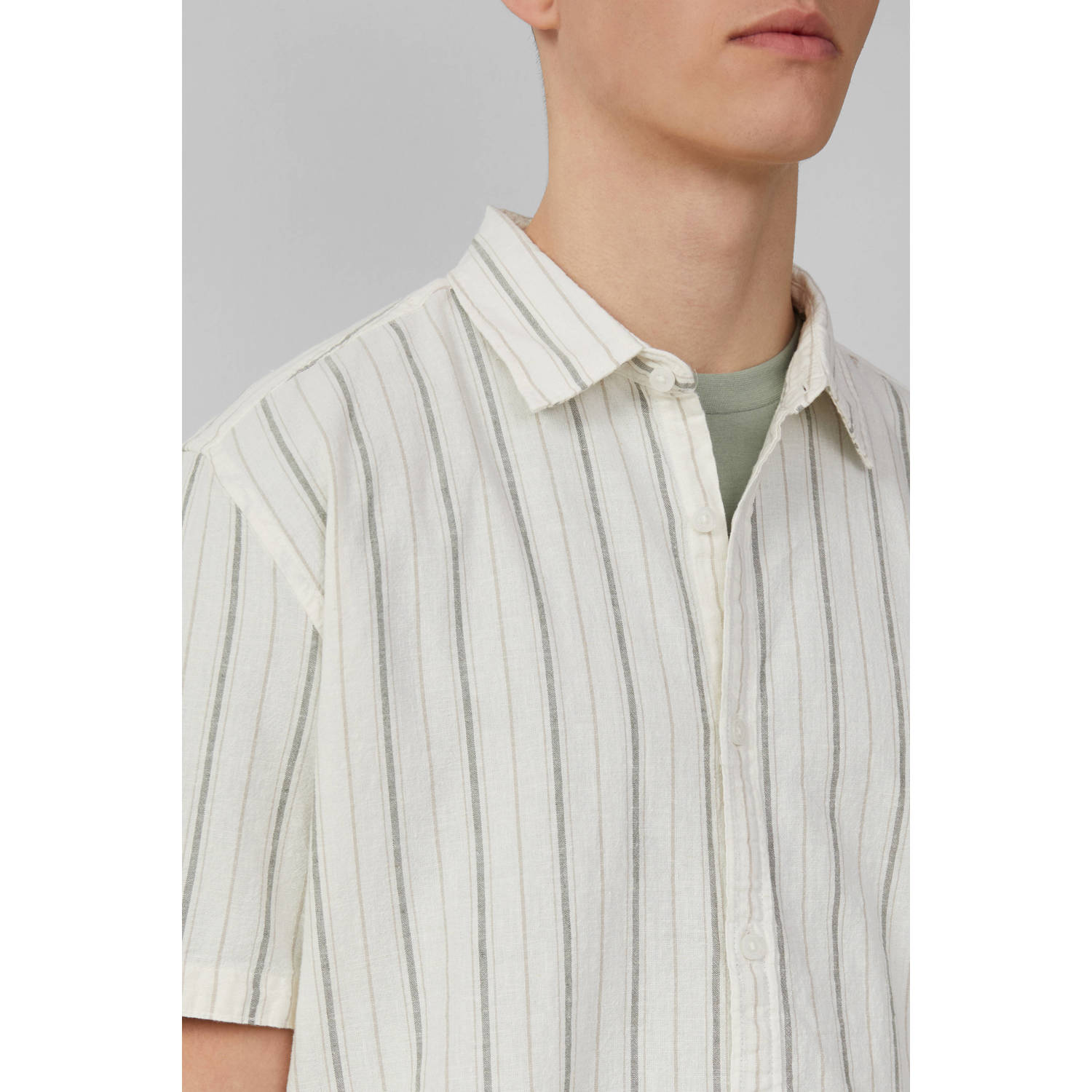Q S by s.Oliver casual overhemd wit