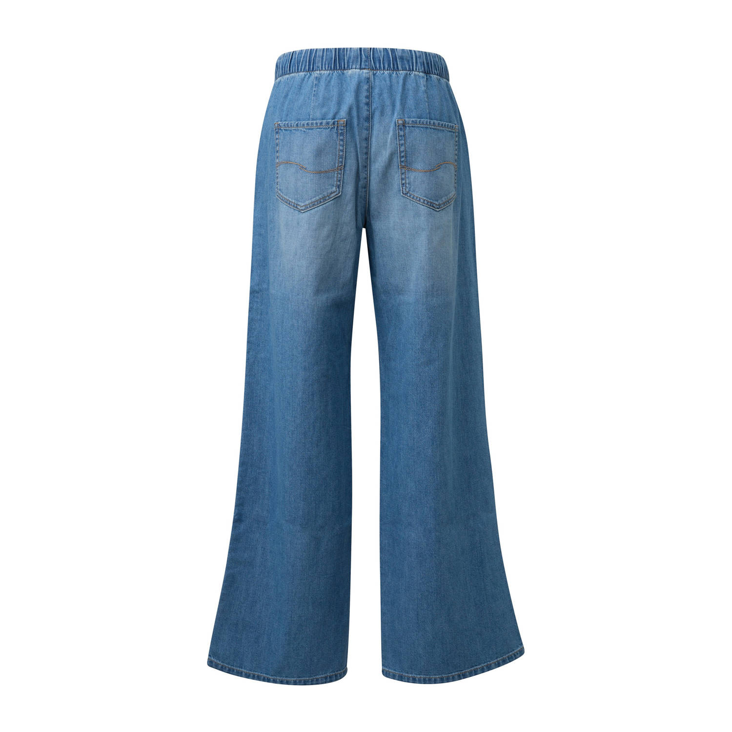 Q S by s.Oliver wide leg jeans light blue denim