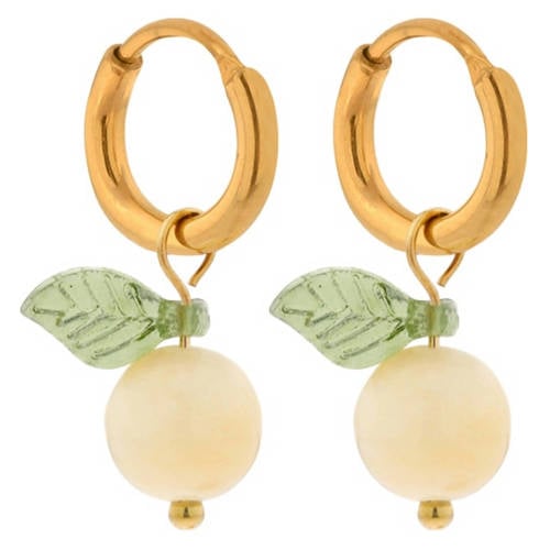 Label Kiki gold plated oorbellen Lemon Spritz afbeelding