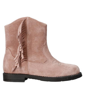 suède cowboylaarzen lichtroze