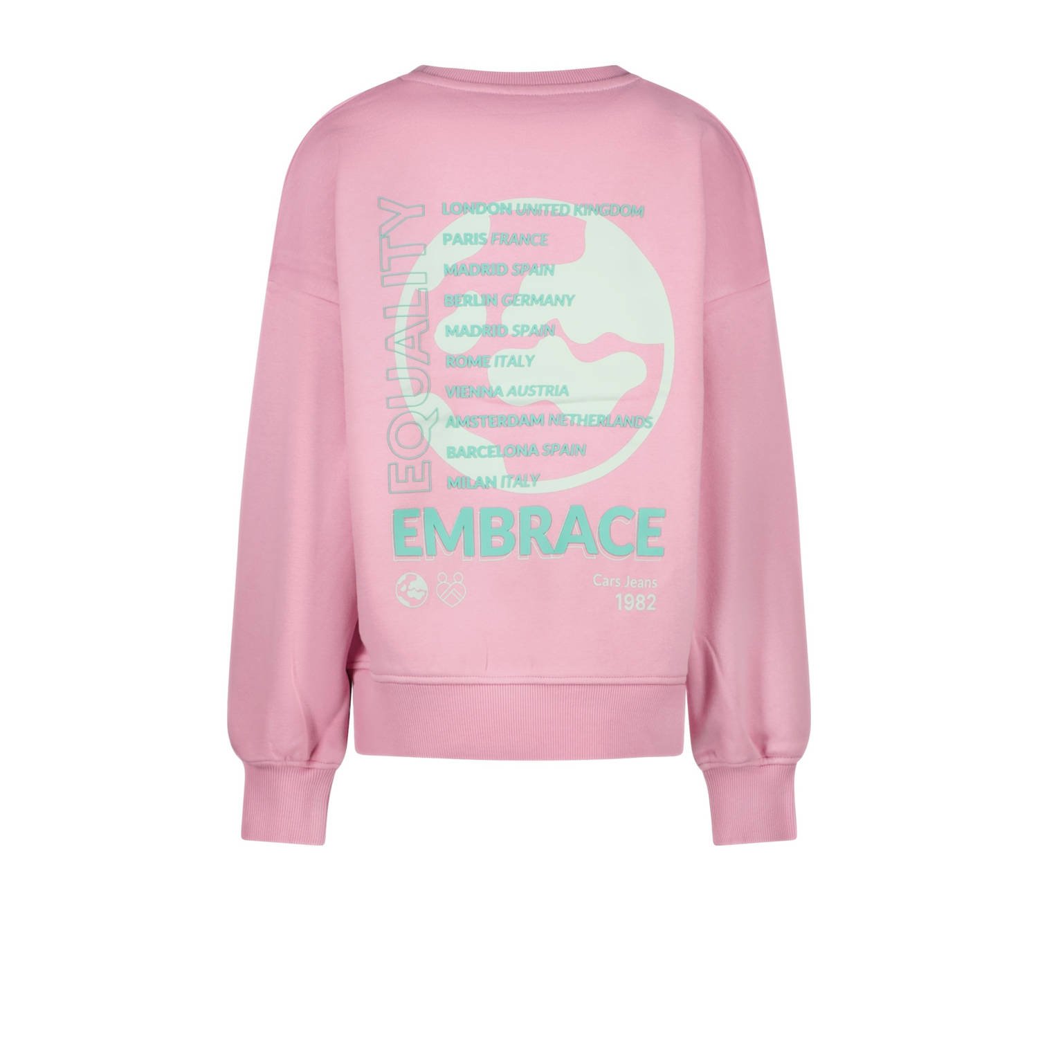 Cars sweater roze