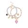Life of Bulu armband met bedels - goudkleurig (set van 2)