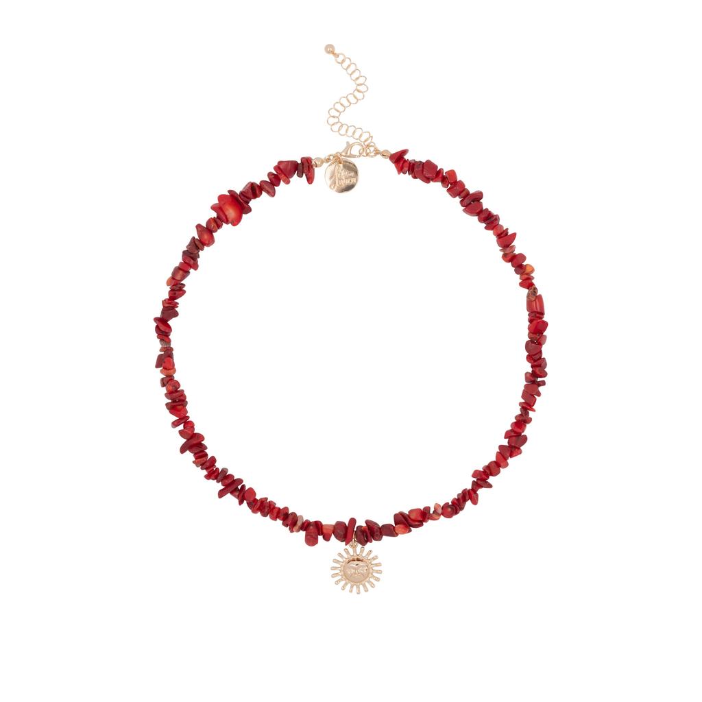 Life of Bulu ketting Dawn met bedel rood