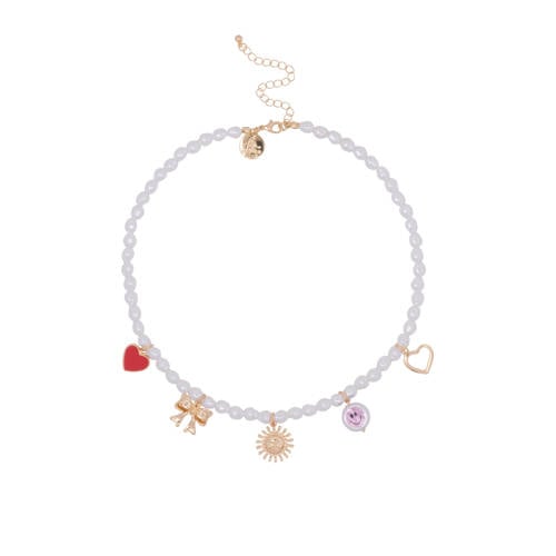 Life of Bulu ketting met parels en bedels goudkleurig afbeelding