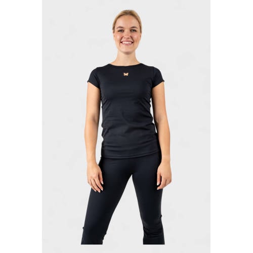 Papillon sport T-shirt zwart afbeelding