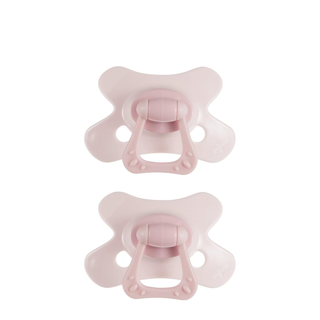 Difrax Dental Fopspeen - 18+ Maanden - Lichtroze - 2 st.