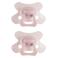 Difrax Dental Fopspeen - 6 tot 12 Maanden - Lichtroze - 2 st.