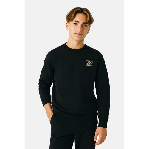 Cars sweater met backprint zwart afbeelding