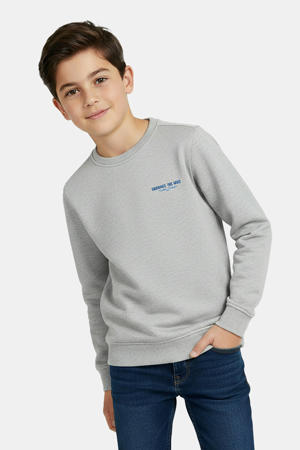 sweater grijs melange