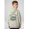 Cars hoodie met backprint lichtgrijs