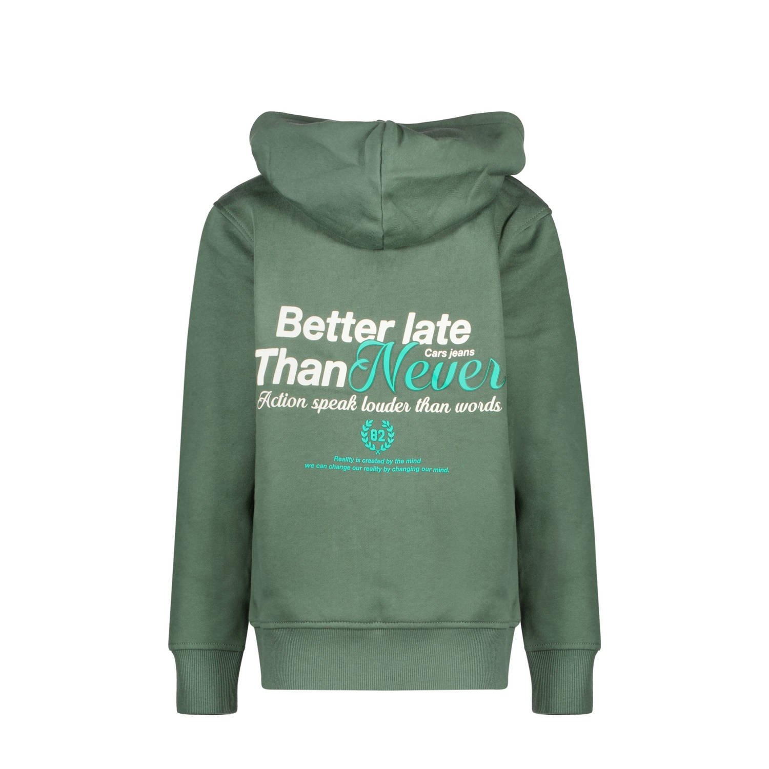 Cars hoodie groen