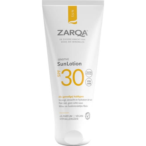 Zarqa SunLotion Sensitive - SPF30 - 200 ml afbeelding
