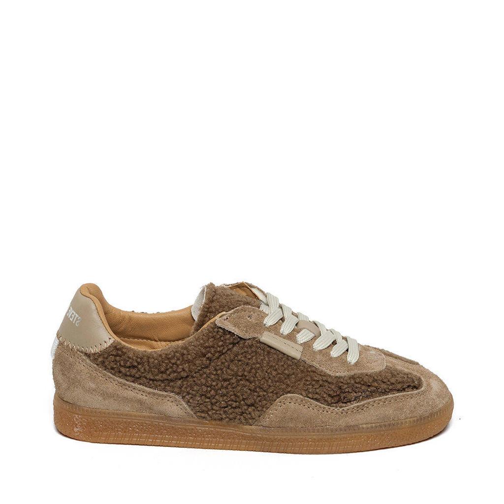 Bruine meisjes Steve Madden Jemporia suède sneakers met veters