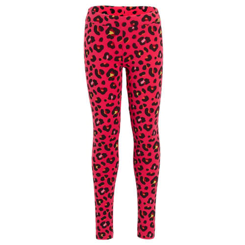 Orange Stars legging met luipaardprint Sara roze afbeelding