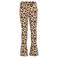 Orange Stars flared broek met panterprint Rava multi