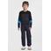 Orange Stars fleece cargo joggingbroek Steven Donkerblauw