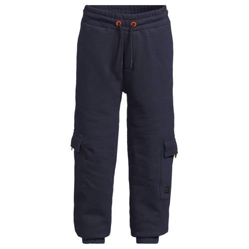 Orange Stars fleece cargo joggingbroek Steven Donkerblauw afbeelding