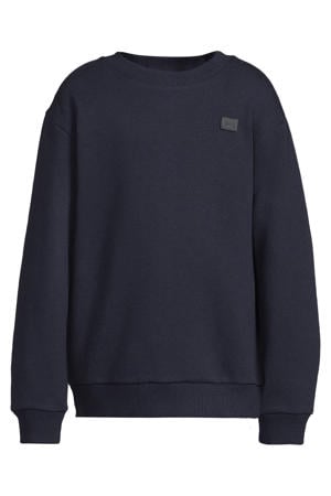 sweater met backprint Benny donkerblauw