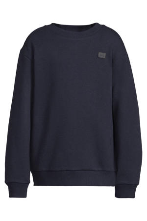 sweater met backprint Benny donkerblauw