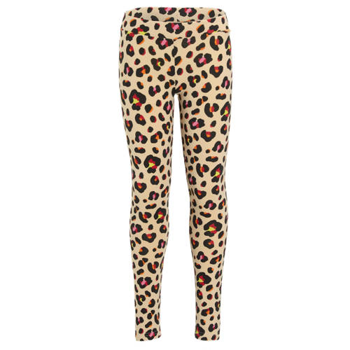 Orange Stars legging met panterprint Sara multi afbeelding