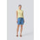 Modström denim straight high waist short light blue denim