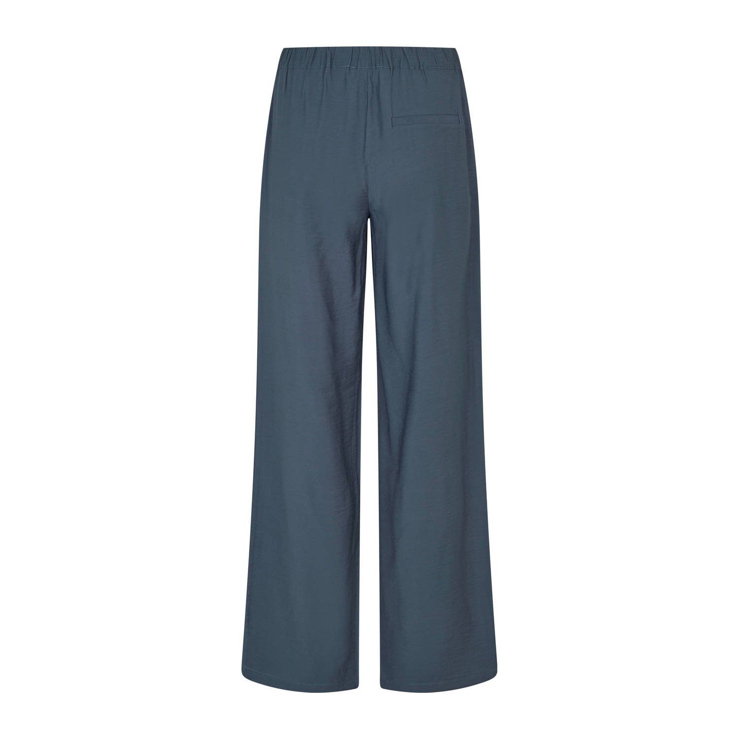Modström straight high waist broek blauw
