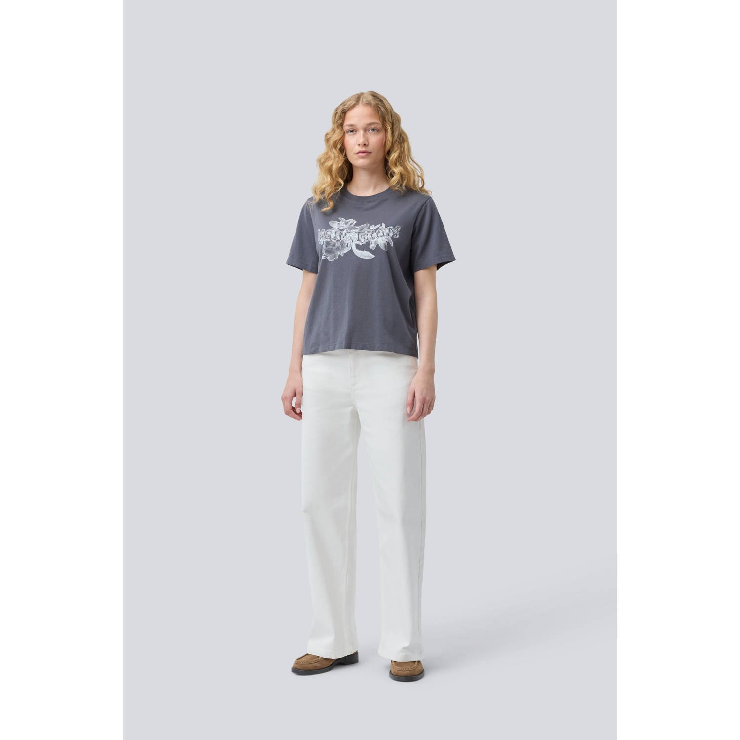 Modström T-shirt grijs