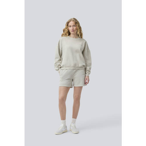 Modström high waist casual short lichtgrijs afbeelding