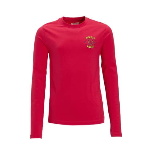Orange Stars longsleeve met printopdruk roze afbeelding