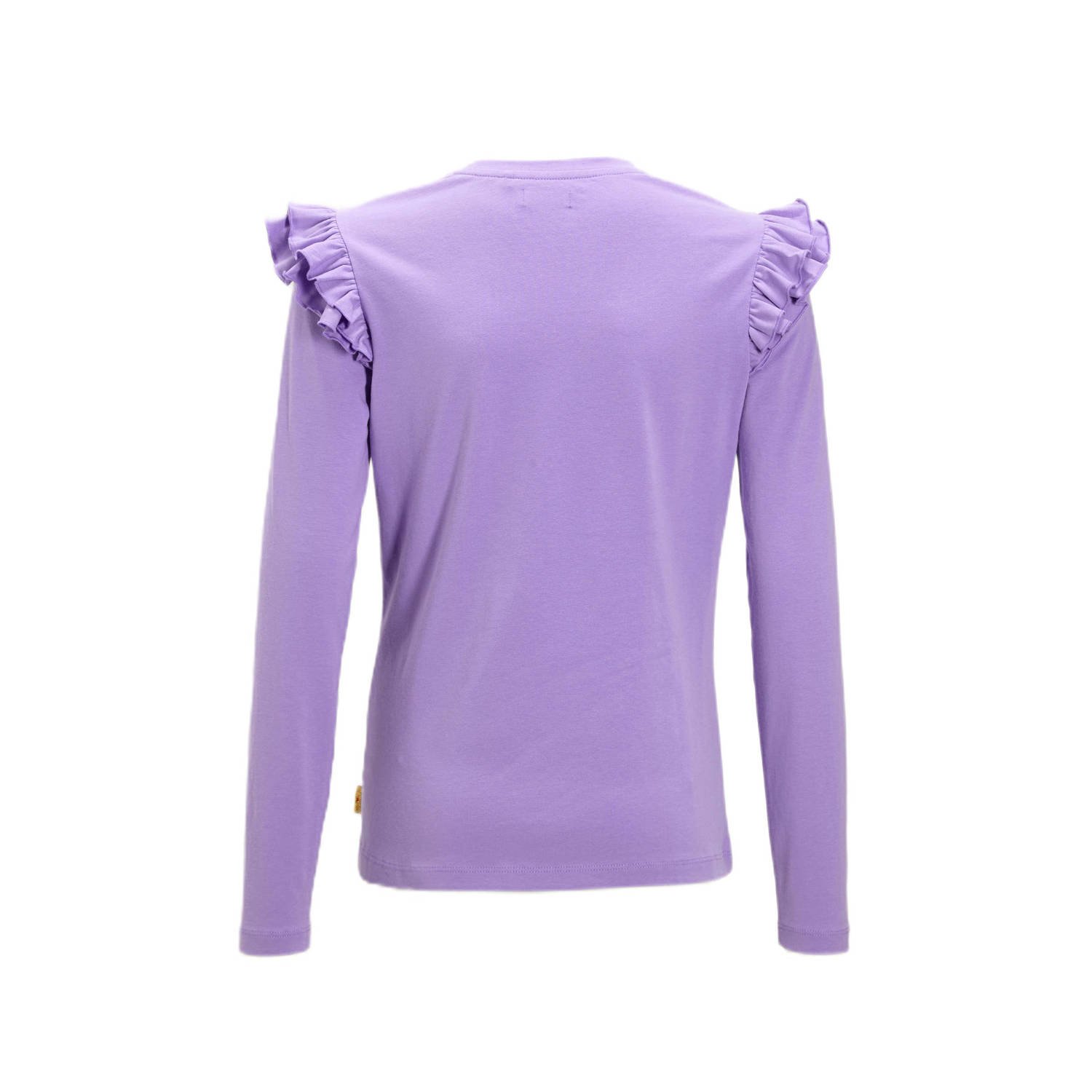 Orange Stars longsleeve met printopdruk paars
