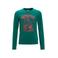 Orange Stars longsleeve met printopdruk petrol