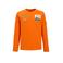 Orange Stars Longsleeve met borstzakje en printopdruk oranje