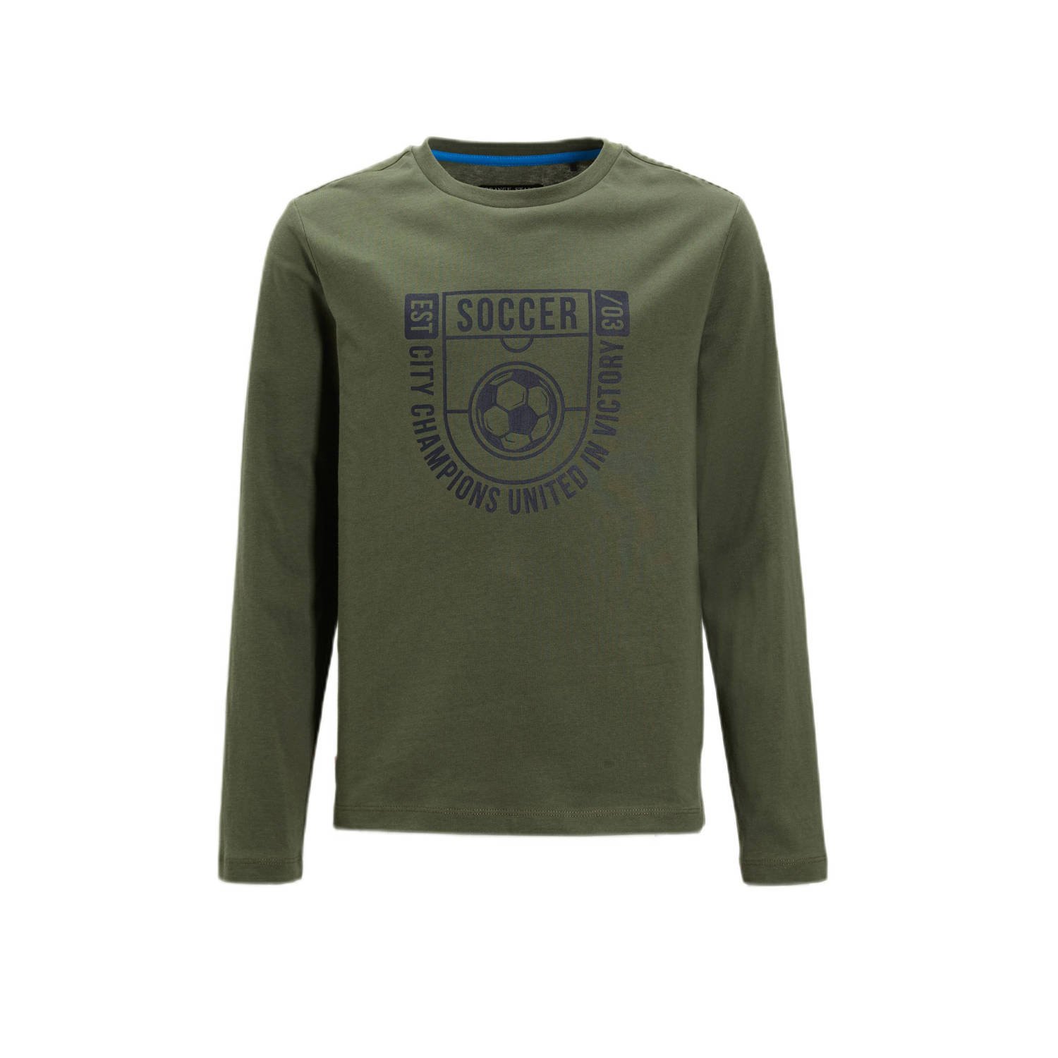 Orange Stars Longsleeve met printopdruk groen