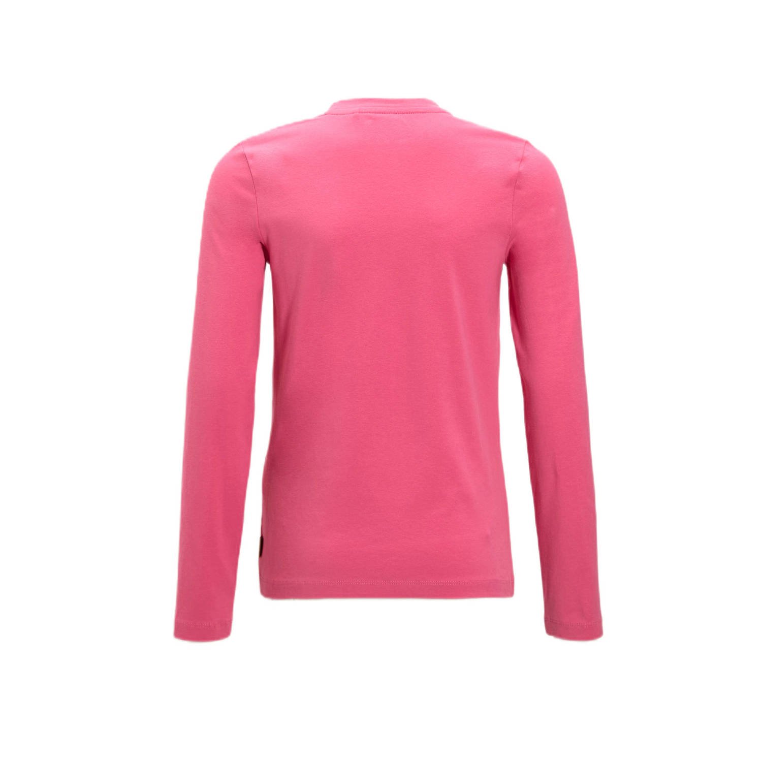 Orange Stars longsleeve met printopdruk roze