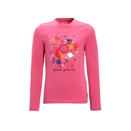 Orange Stars longsleeve met printopdruk roze afbeelding