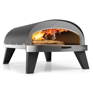  Pizza Oven Piana - Gasmodel - met Thermometer - Leisteen - voor ø 30 cm pizza's - Roterende pizzasteen