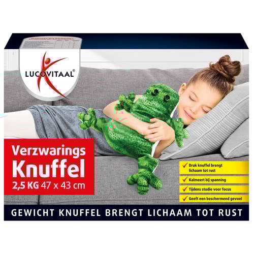 Wehkamp Lucovitaal Verzwaringsknuffel aanbieding