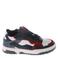 Hip leren sneakers grijs/wit/rood