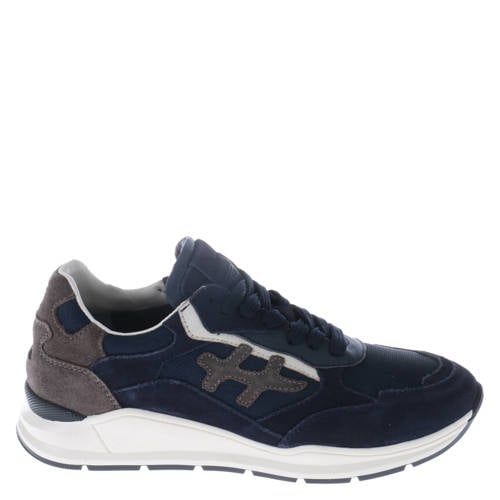 Hip suède sneakers donkerblauw multi afbeelding